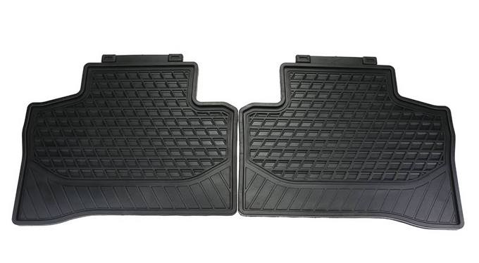 Mercedes Floor Mat Set - Rear (All Weather) (Black) 25368038039G33